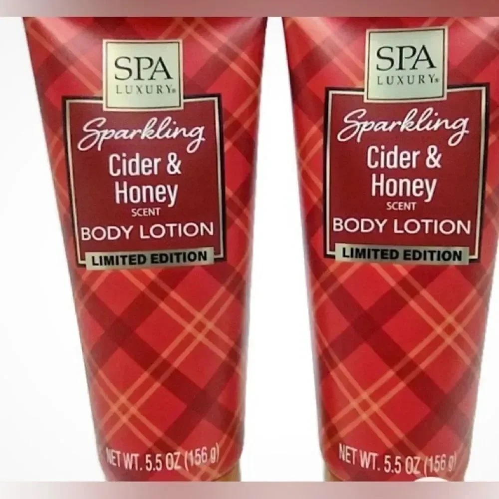 🛍️ (Lot 2) SPARKLING CIDER & HONEY HAND & BODY LOTION 5.5 Oz Each🔥